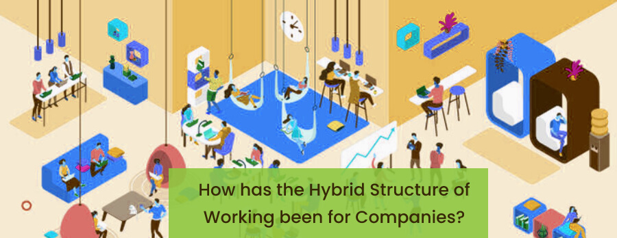 How has the Hybrid Structure of Working been for Companies?
